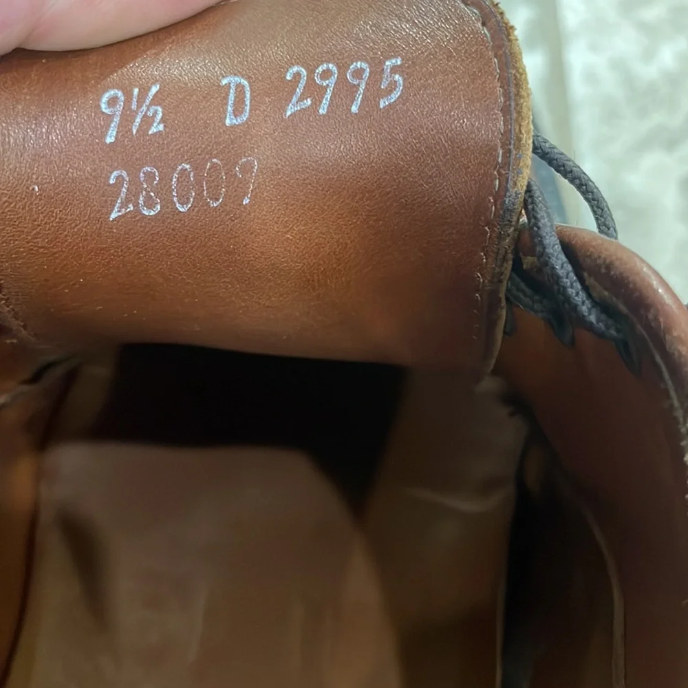 Allen Edmonds Mens Black Hills 2995 Brown Plain Toe Oxford Dress Shoes‎ Size 9.5